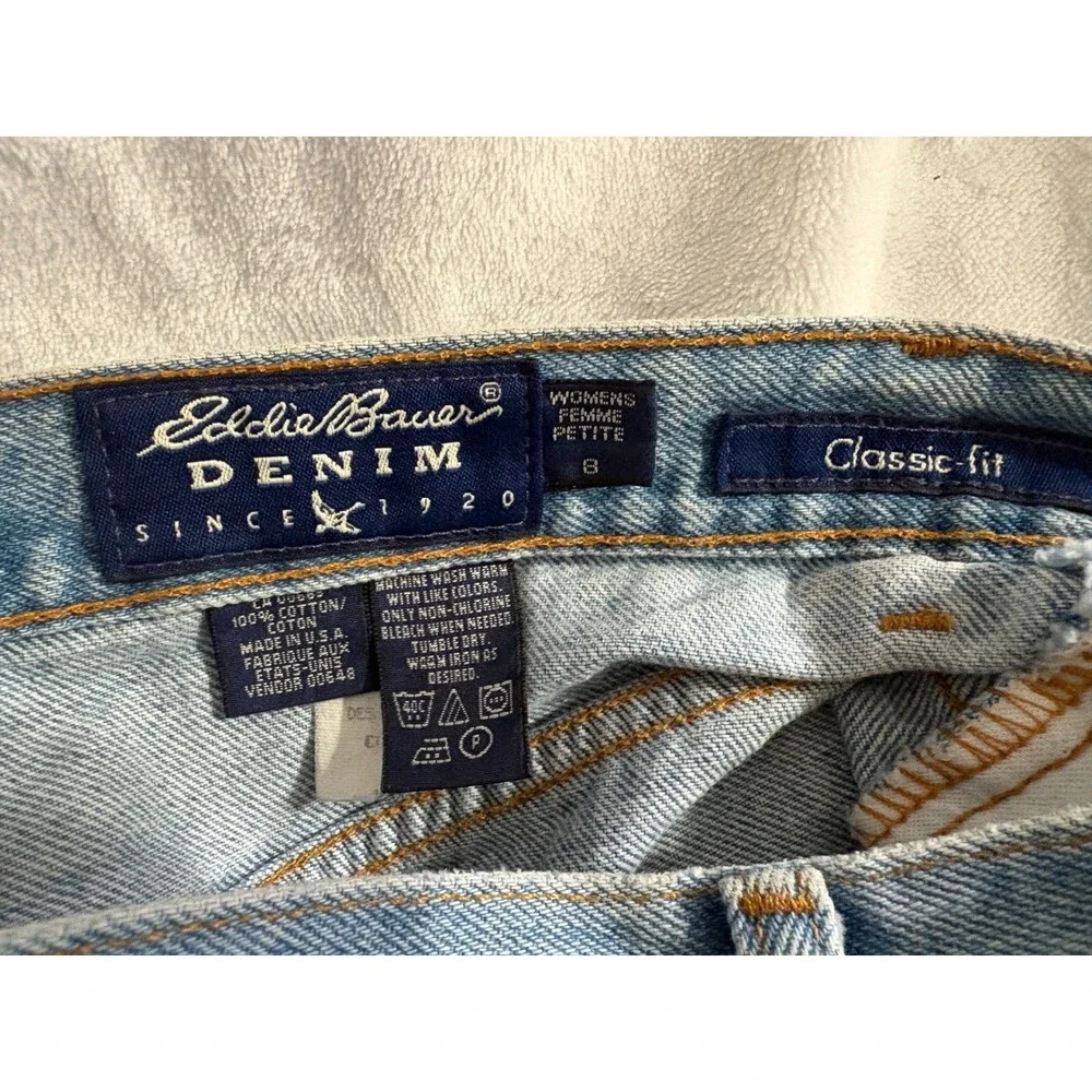 Vintage Women's EDDIE BAUER Classic Fit Jeans - Size 8